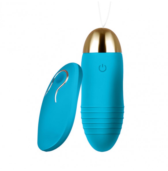 MIZZZEE - Dancing Elfs Rechargeable Wireless Mute Remote Vibrating Egg (Chargeable - Ocean Blue)